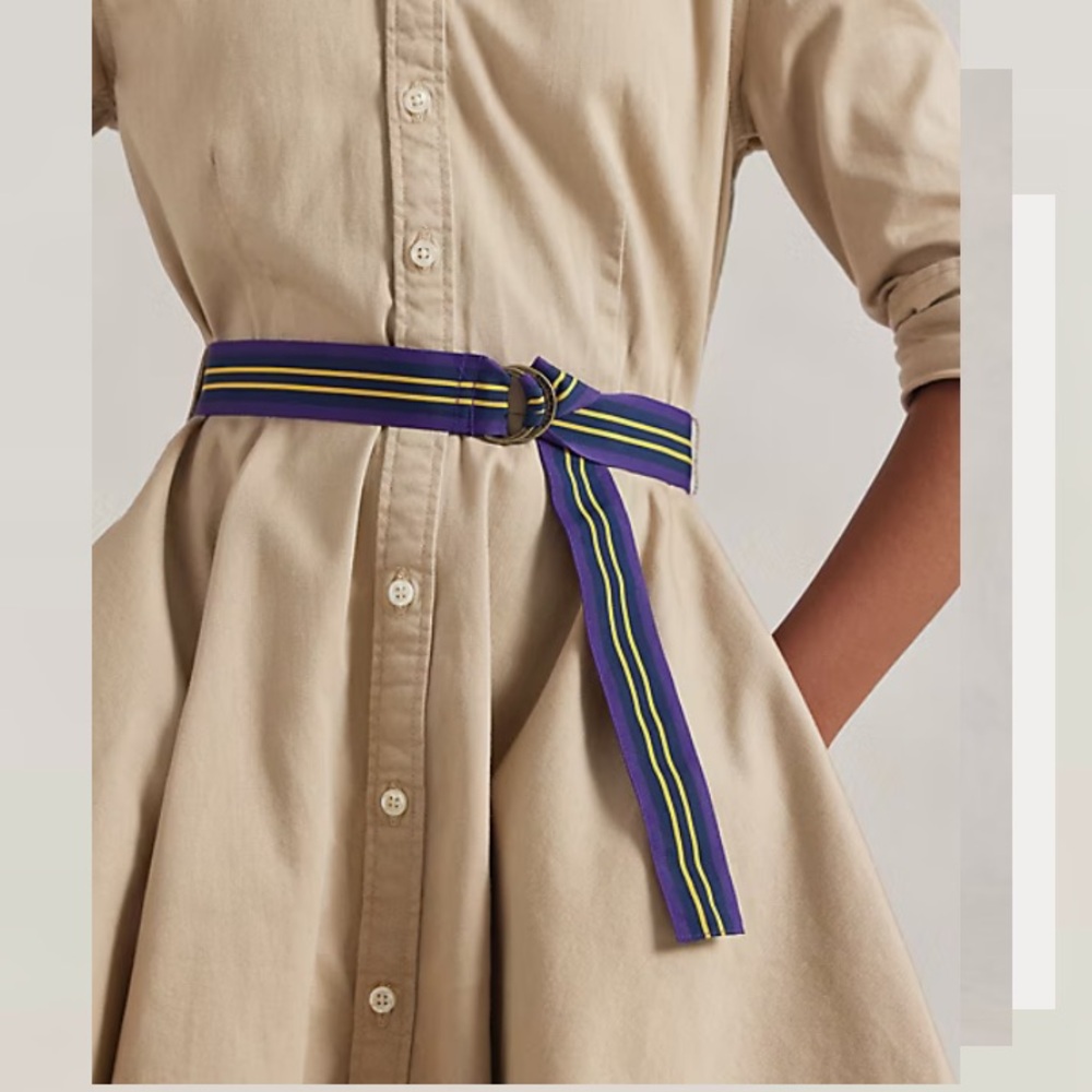 Ralph Lauren Khaki Girls Formal Dress - Picture 7 of 11